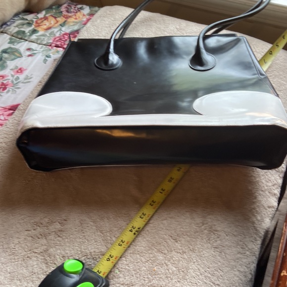 Rare vintage Mickey Mouse bag in black and white 12” x 15” - Picture 6 of 15